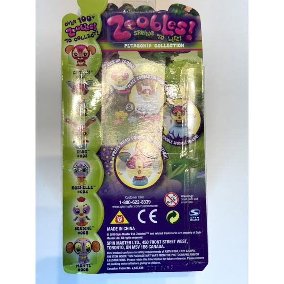 RARE Zoobles Petagonia Collection DOXY #002 Special Edition NEW - Picture 2 of 2